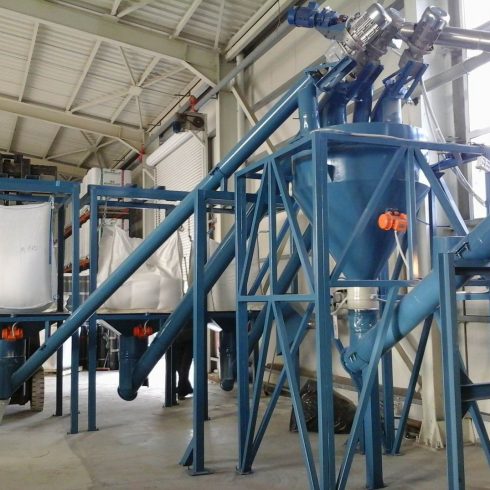 dry mortars mixing plant