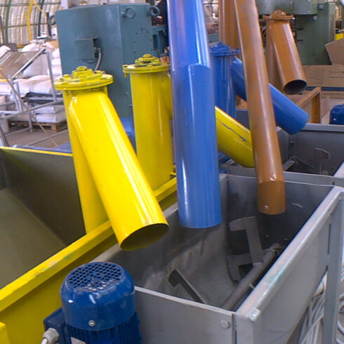 plastic pellets feeding system