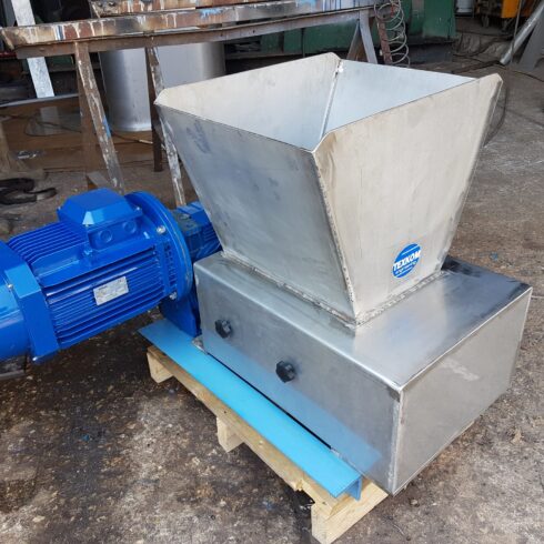 food grade twin shaft shredder