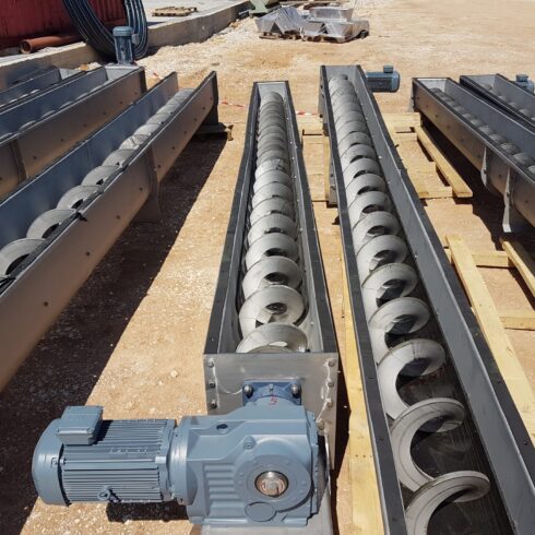 shaftless screw conveyors