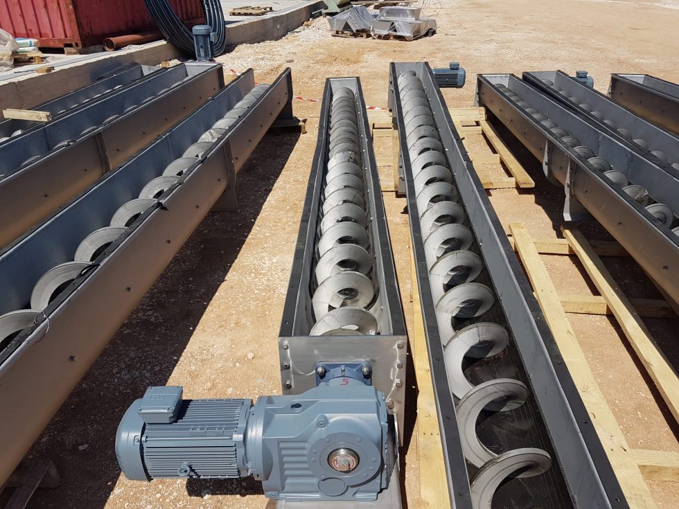 shaftless screw conveyors